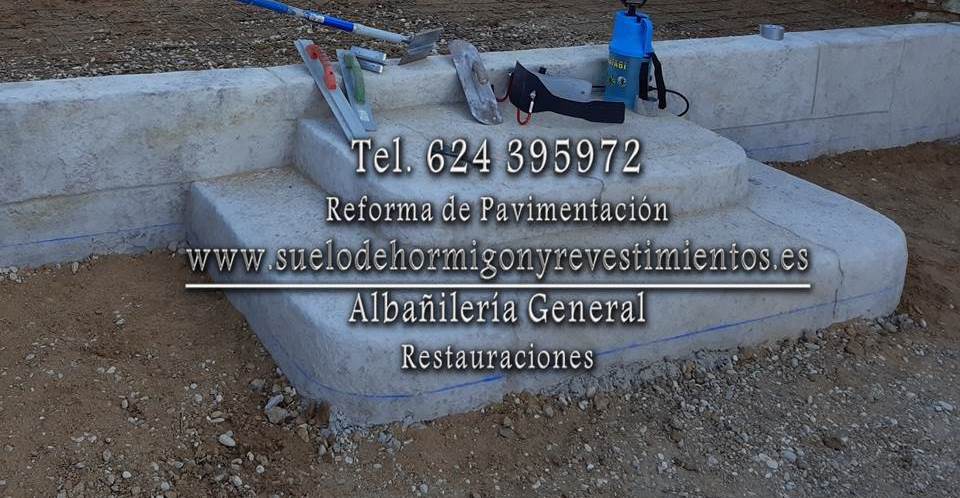 Reparar hormigon impreso